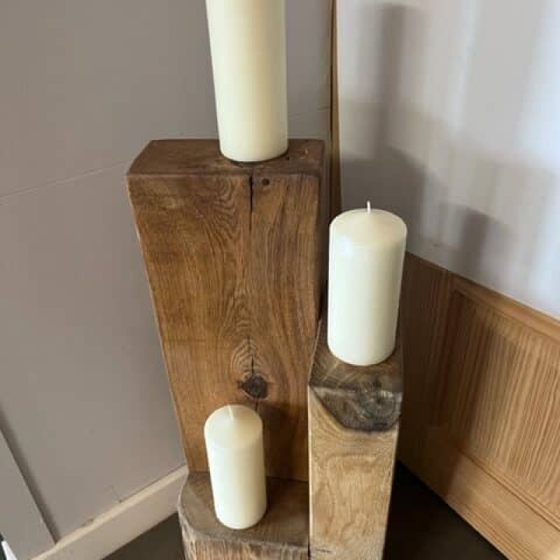 Bespoke Ornamental 3 step Wooden Pillars