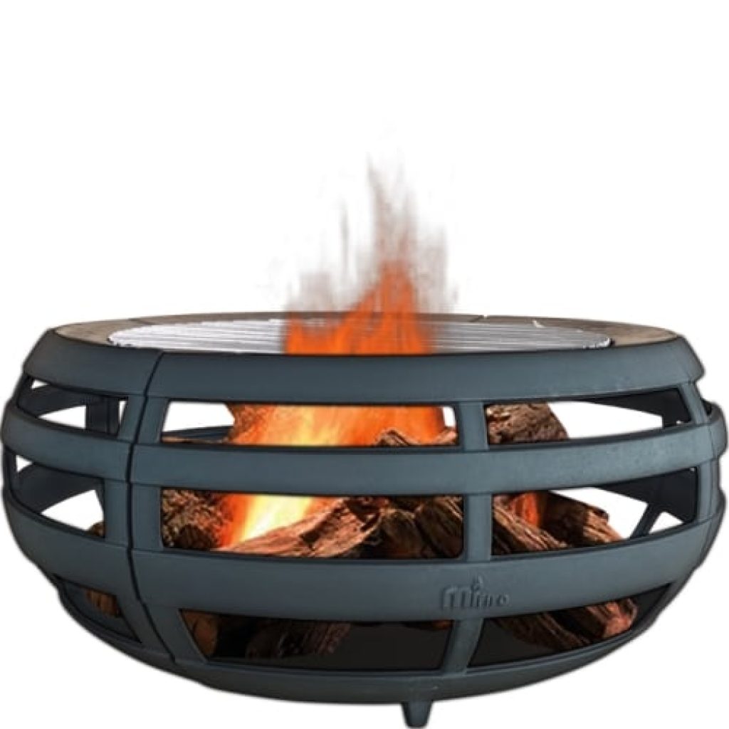 Fire Grill and BBQ Cast Iron Pit