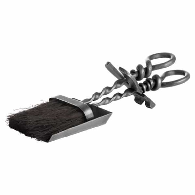 SilverHearthTidySetWithHandTurnedLoopHandle