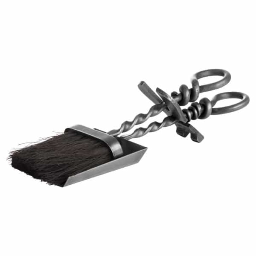 SilverHearthTidySetWithHandTurnedLoopHandle